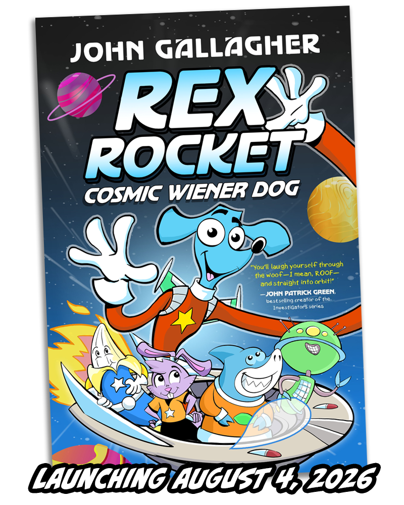 Rex Rocket: Cosmic Wiener Dog, a kids graphic novel