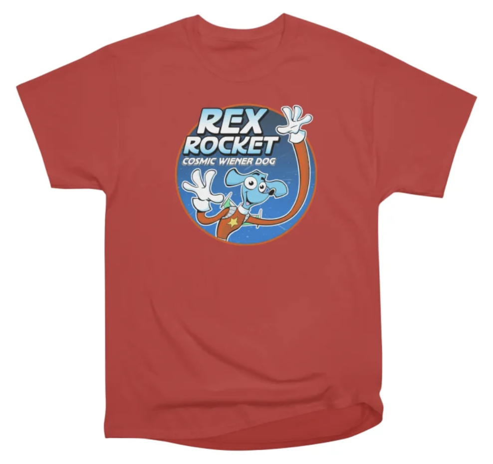 Rex Rocket T-Shirt at GallagherGalaxy.com